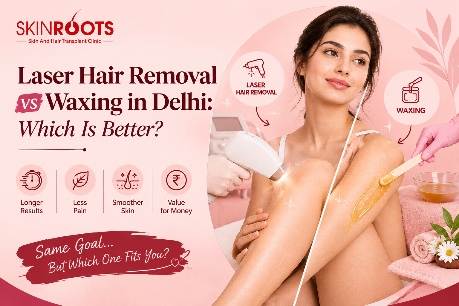 Laser Hair Removal vs Waxing in Delhi: Which Is Better?